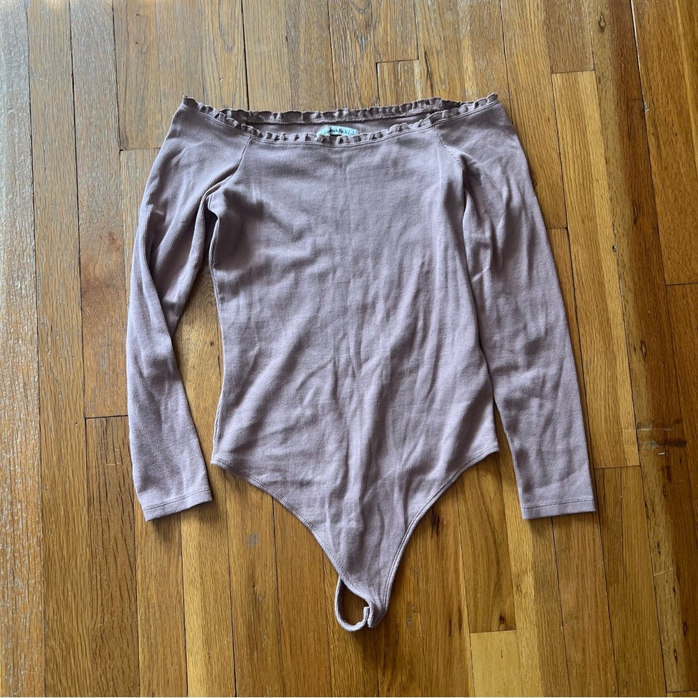 Tan Abercrombie and Fitch body suit size L